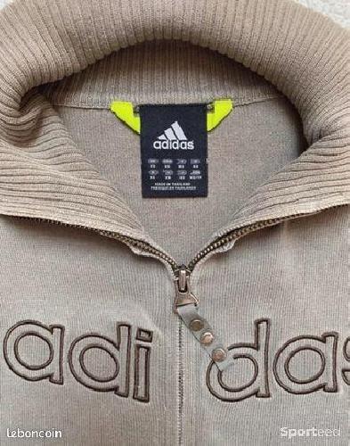 Sportswear - Pull Zip Adidas Vintage Gris - XS - photo 4