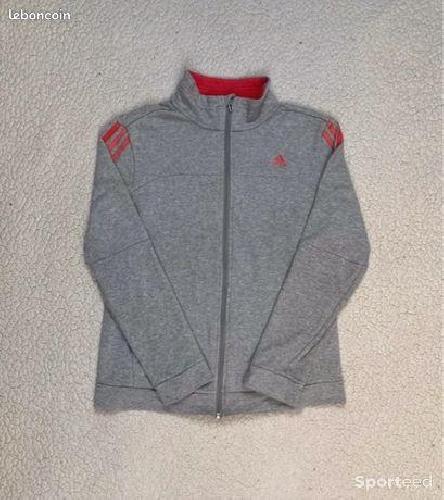 Sportswear - Pull Zip Adidas Gris - S - photo 4