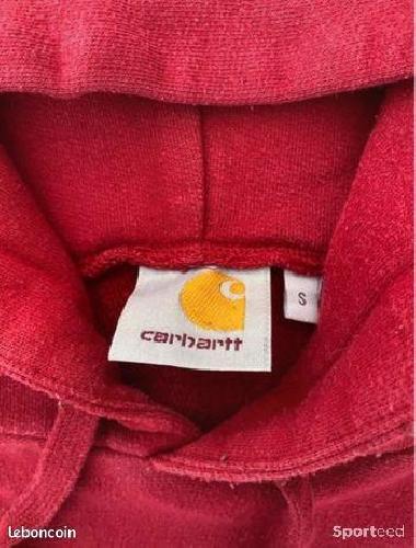 Sportswear - Sweat Carhartt Rouge Bordeaux - S - photo 4