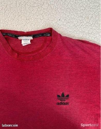 Sportswear - Tee-Shirt Adidas Rouge Bordeaux - XL - photo 4