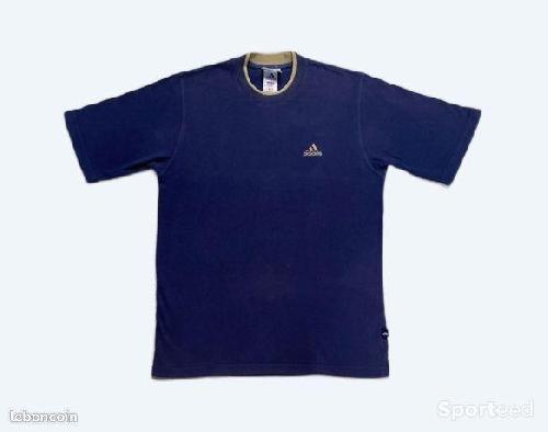 Sportswear - Tee-Shirt Adidas Vintage Bleu - L - photo 4