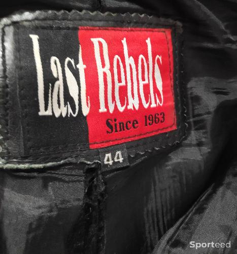 Moto route - Pantalon Cuir Last Rebels - photo 6