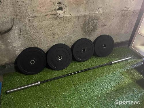 Musculation - Barre Olympique 20kg + Disques KINGSBOX - photo 4