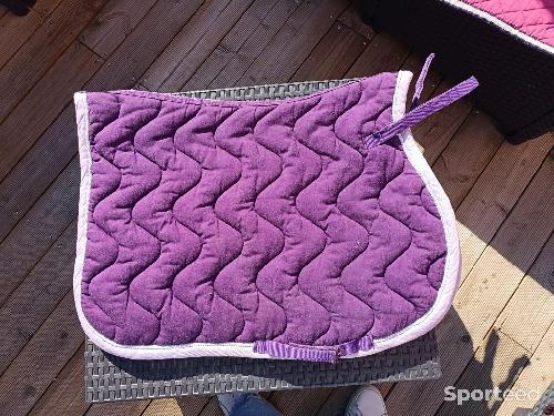 Equitation - Tapis equitheme violet cheval  - photo 3