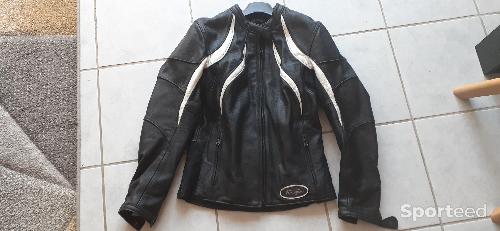 veste moto femme