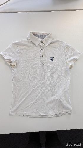 Polo de concours blanc 12 ans
