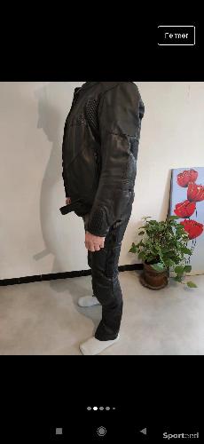 Moto route - Blouson et pantalon moto en cuir IXS taille XL neufs - photo 6