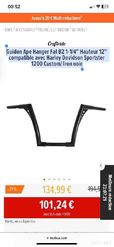 Guidon Hape 10 pouce 