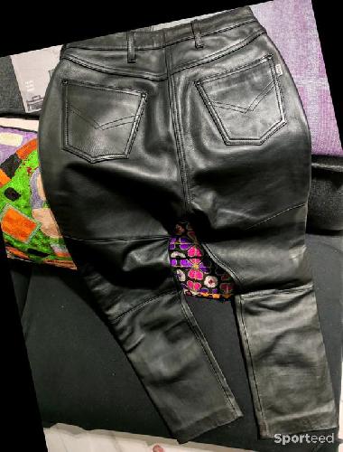 pantalon cuir T. 40 femme État impeccable noir 59,00 EUR Gericke,