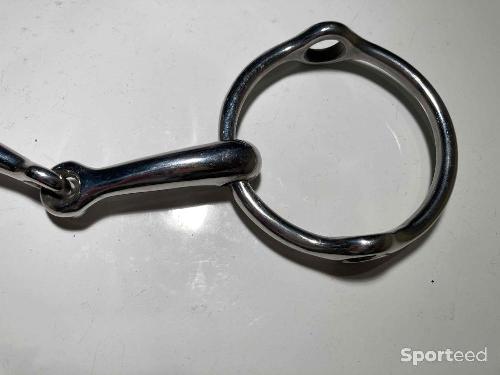 Equitation - Filet releveur inox canon plein 14mm 105 - photo 4