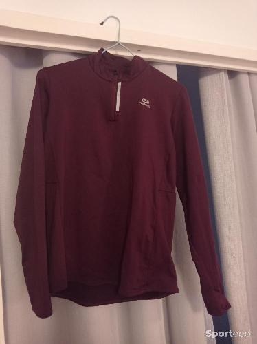 T-shirt manches longues chaud de course à pied 