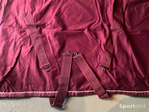 Equitation - Chemise coton bordeaux 115 Treadstone  - photo 6