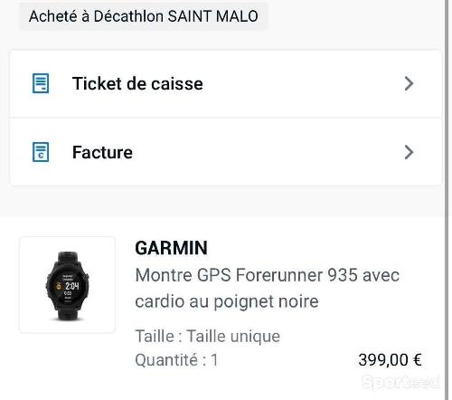 Triathlon - Montre GPS connectée Garmin 935 avec Cardio au poignet, 200 euros  - photo 5