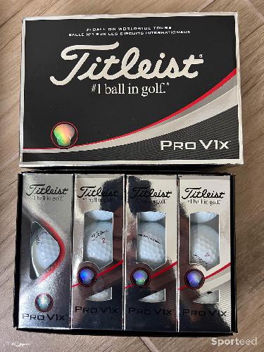 Golf - Boite de 12 Balles de golf neuves Titleist Pro v1x - photo 6