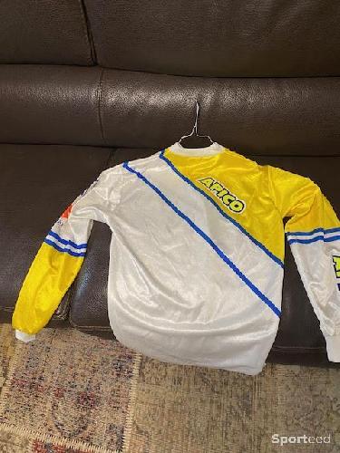 Moto cross - Maillot de Motocross vintage APICO SUZUKI Neuf - photo 3