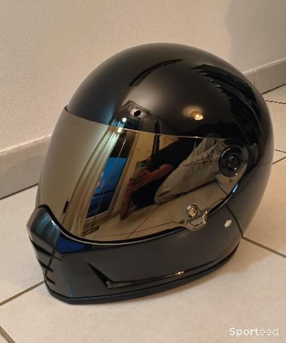 Moto route - Casque biltwell lanespliter noir brillant - photo 6