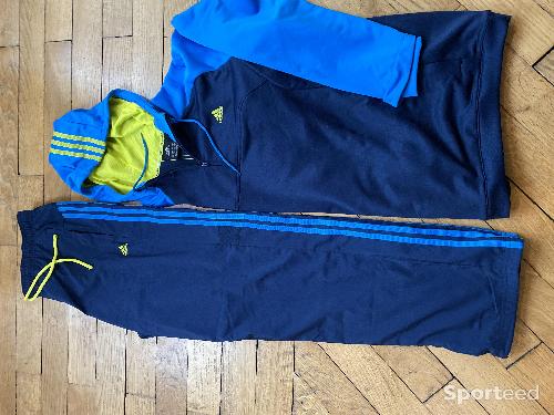 Athlétisme - Survêtement bleu Adidas - photo 4