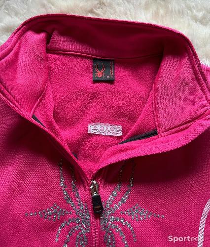 Ski alpin - TROISIEME COUCHE VESTE FEMME SPYDER FUSCHIA TM - photo 6