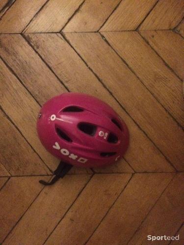 Casque enfant rose taille S