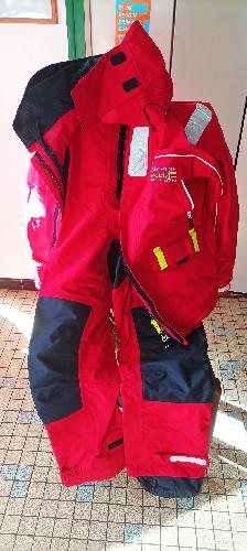 Veste de quart et salopette voile hauturière