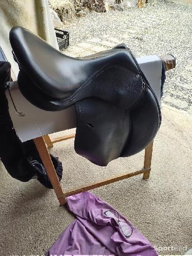 Equitation - Selle en cuir mixte  - photo 6