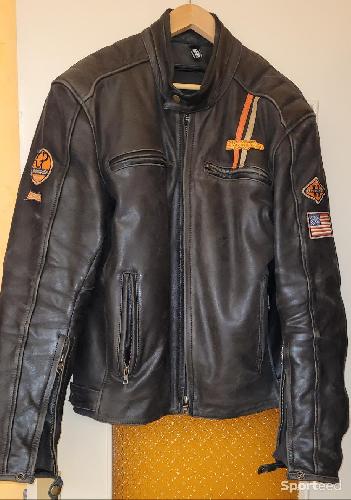 Moto route - Blouson cuir moto  - photo 4