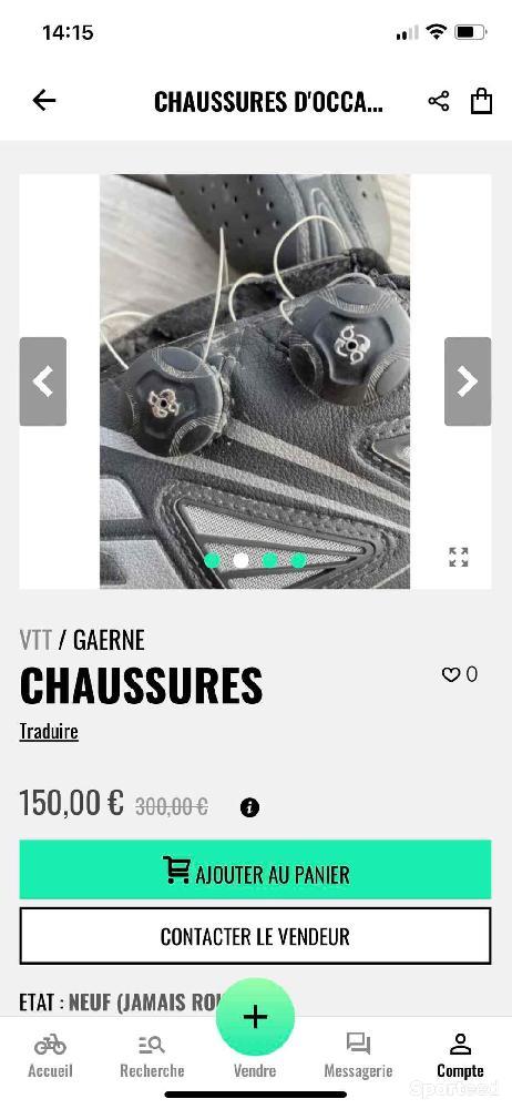 Vélo tout terrain - VTT - Chaussures VTT  - photo 3