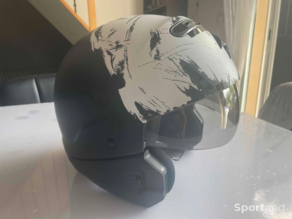 Moto route - Casque Jet scorpion exo - combat Evo - photo 3