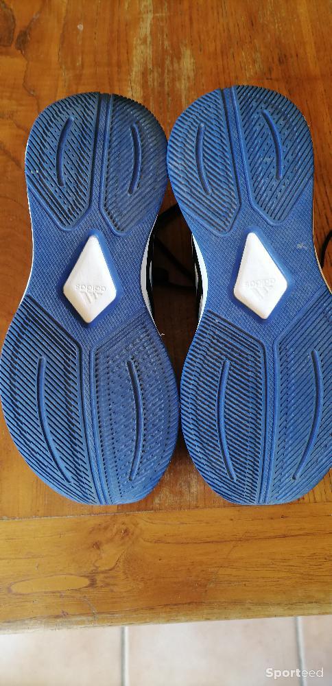 Course à pied route - Chaussures de running homme/enfant Adidas Duramo - noir T39 1/3 - photo 4