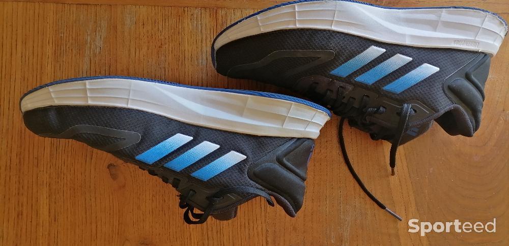 Course à pied route - Chaussures de running homme/enfant Adidas Duramo - noir T39 1/3 - photo 2