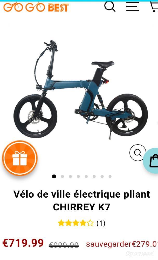 Vélo électrique - Vélo électrique pliant  - photo 1
