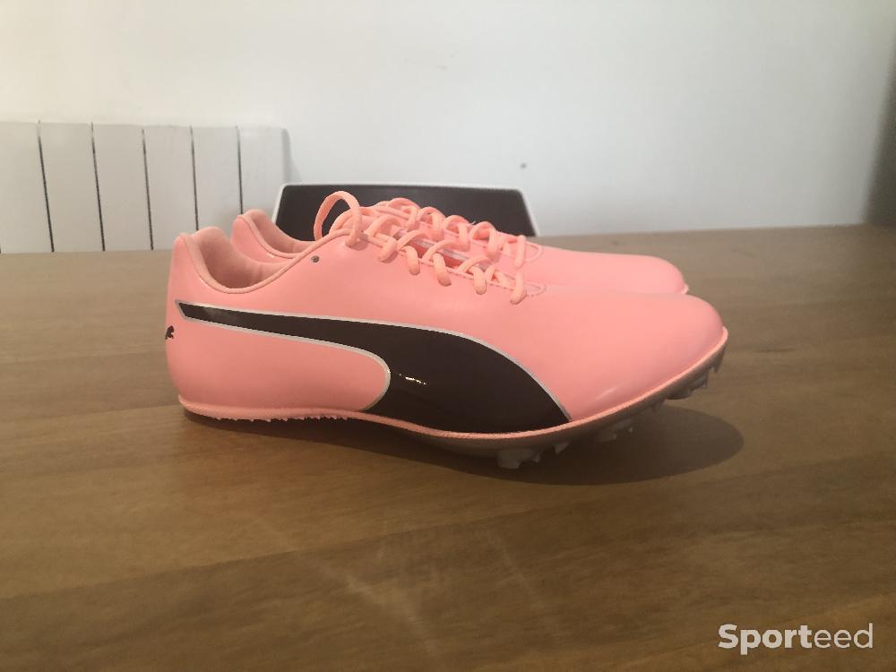 Athlétisme - Chaussures Puma Evospeed Sprint 10 Unisex Elektro Peach Black Silver - photo 1