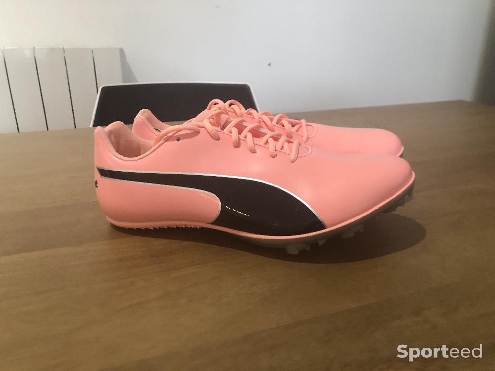 Athlétisme - Chaussures Puma Evospeed Sprint 10 Unisex Elektro Peach Black Silver - photo 1