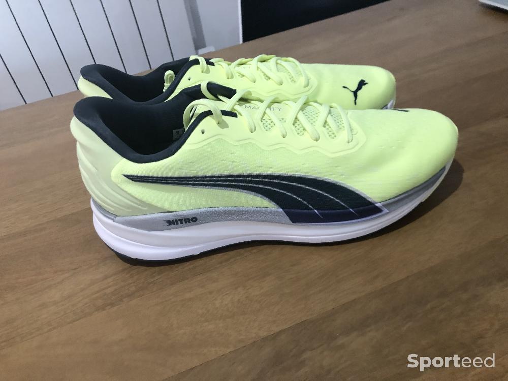 Course à pied route - Chaussures Puma Magnify Nitro Fizzy Light Dark Slate - photo 1