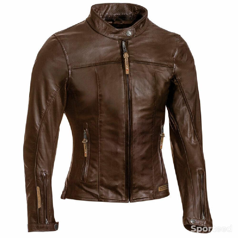 Moto route - IXON Blouson moto en cuir femme torque - photo 1