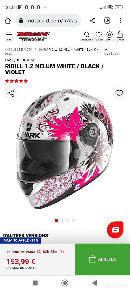 Moto route - Casque de moto femme - photo 4