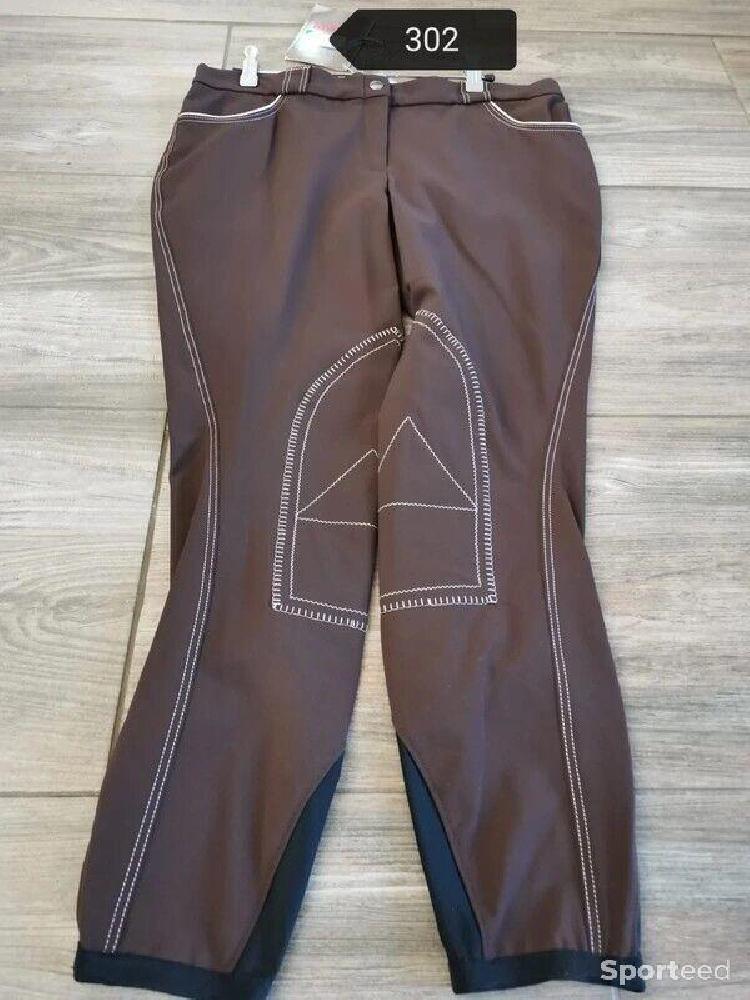 Equitation - Pantalon d'équitation marron Sarm Hippique taille 46 - photo 1