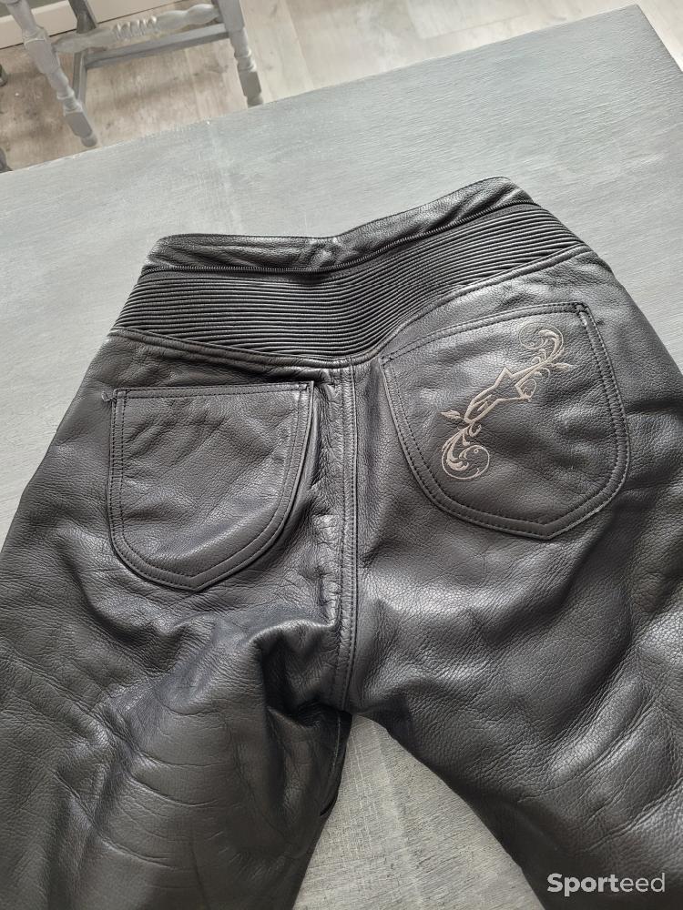 Moto route - Pantalon cuir moto - photo 2