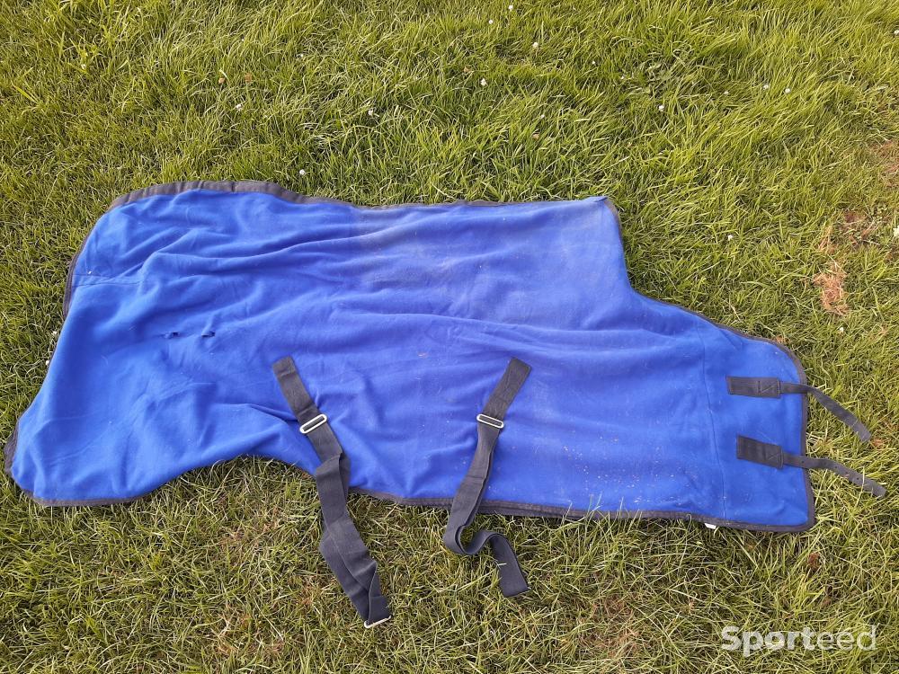 Equitation - Couverture polaire bleu roi 135cm - photo 1