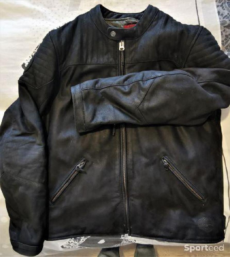 Moto route - Blouson moto cuir - photo 1