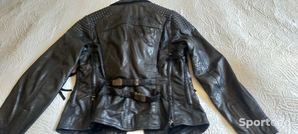 Moto route - Blouson cuir Harley Davidson  - photo 2