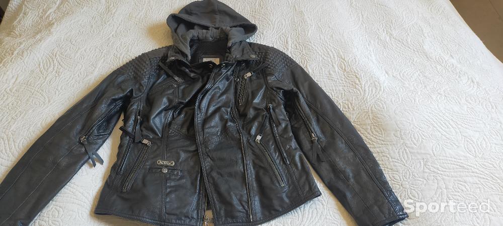 Moto route - Blouson cuir Harley Davidson  - photo 3