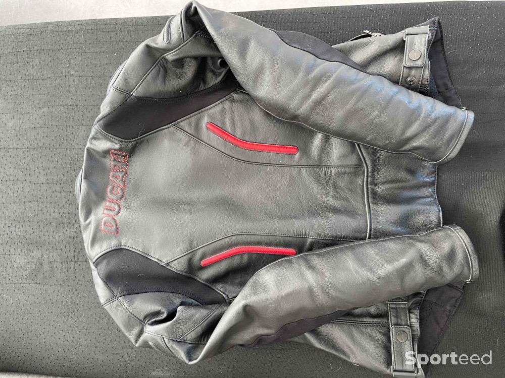 Moto route - Veste cuir moto DUCATI femme - photo 2