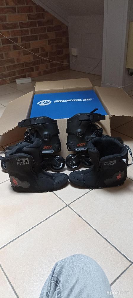 Roller - powerslide next core 80 40/41 + chausson myfit powerslide 2nd skin 40/41 - photo 2