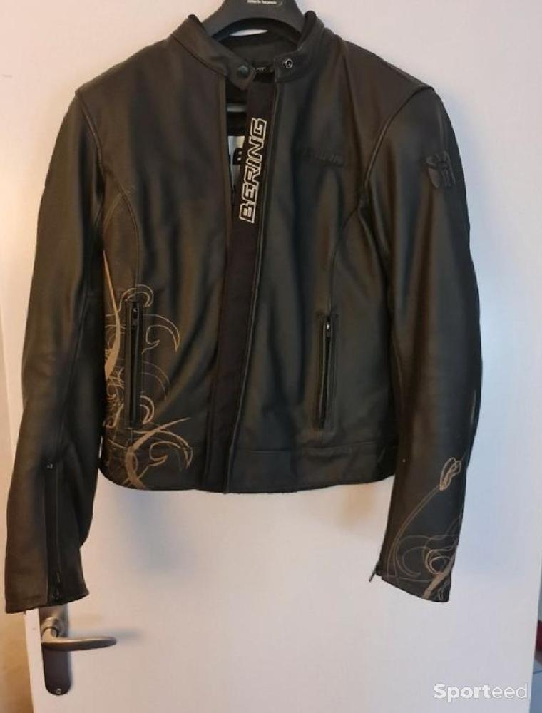 Moto route - Blouson femme cuir BERING  - photo 1