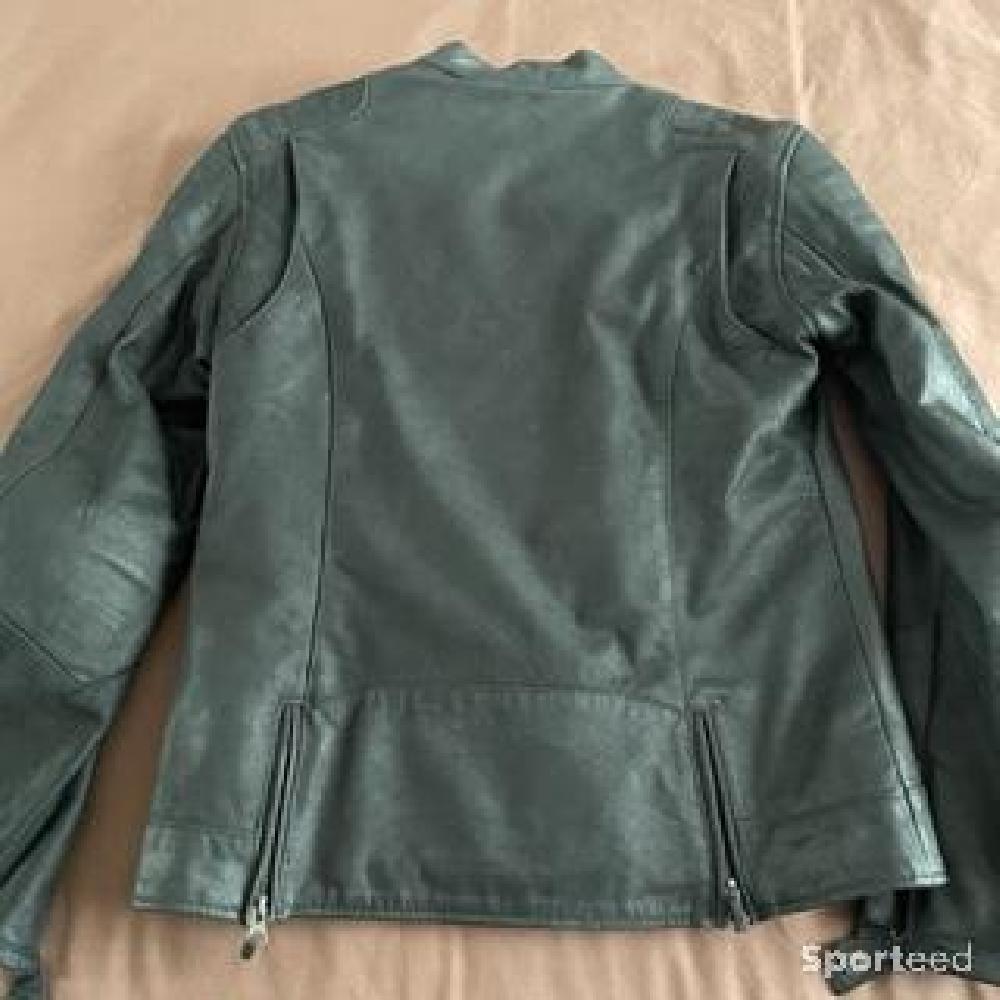 Moto route - Blouson femme cuir pour moto  - photo 2