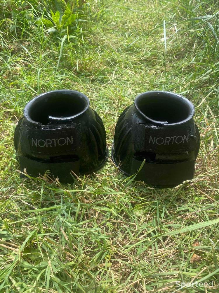 Equitation - Cloches Norton noires neuves  - photo 1