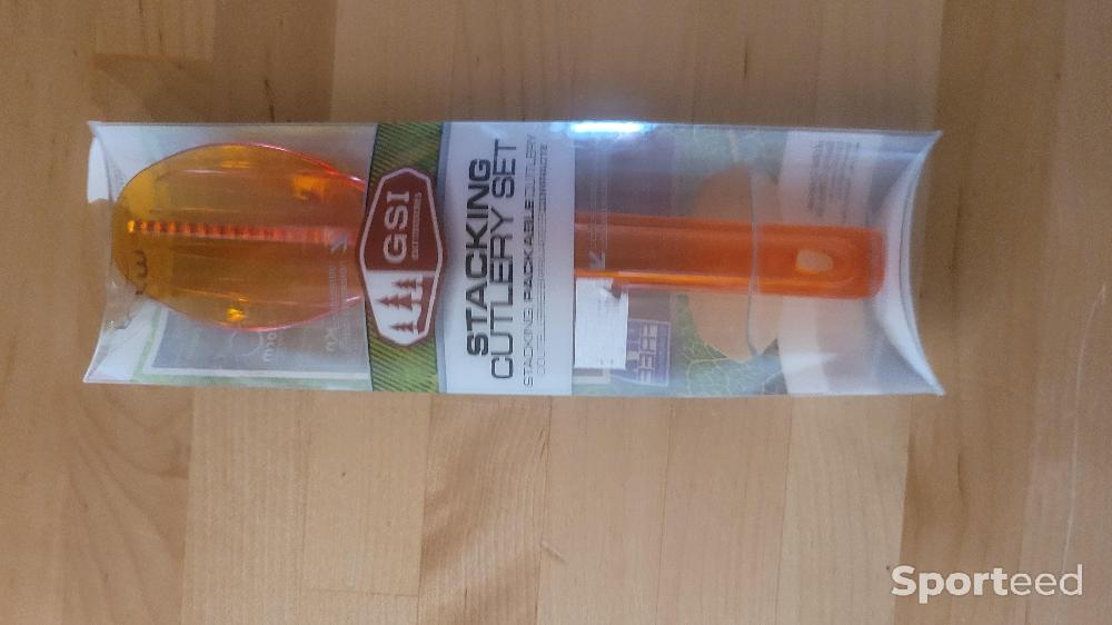 Camping - GSI Set couvert plastique Orange - photo 1