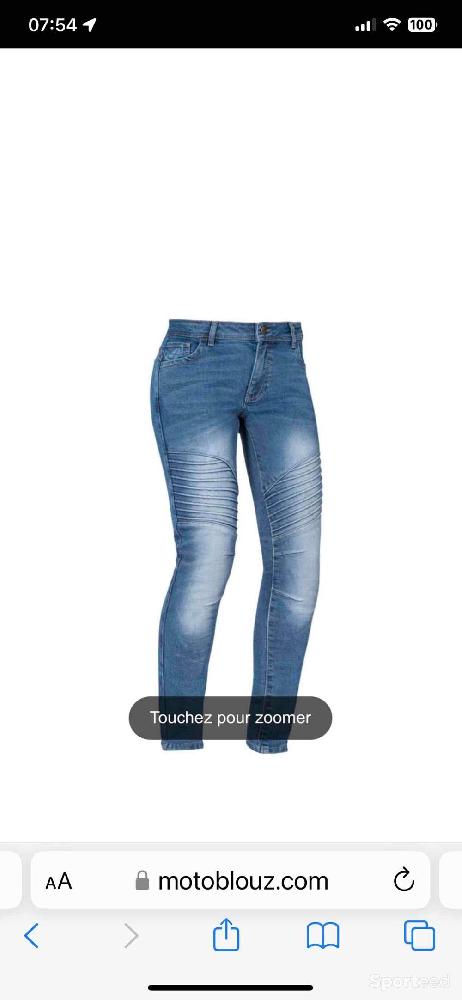 Moto route - Jeans moto  femme  - photo 4