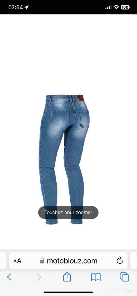 Moto route - Jeans moto  femme  - photo 5